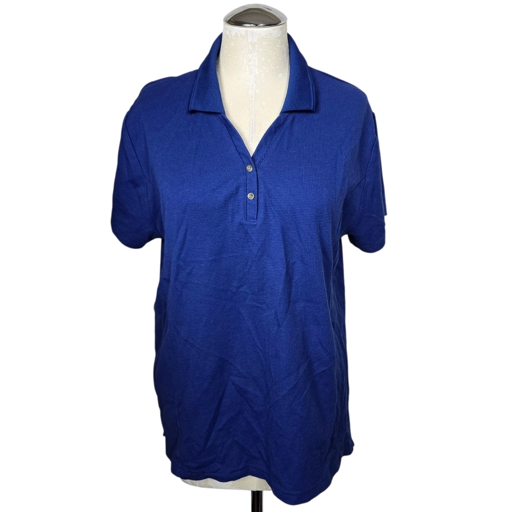 Superior Uniform Group Blue Polo Shirt L